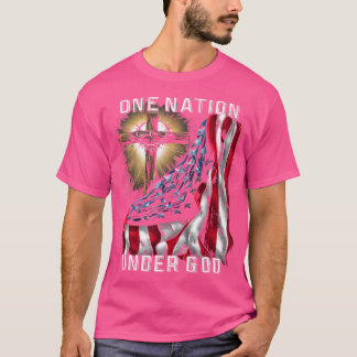 T-shirt Amérique Une Nation Sous Dieu