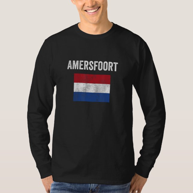 T-shirt Amersfoort Nederland City Netherlands Dutch Flag H (Devant)