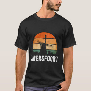 T-shirt Amersfoort Wmill Pays-Bas Dutch Vintage Nede