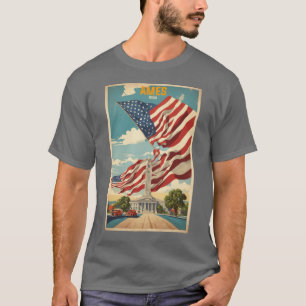 T-shirt Ames Iowa USA Tourisme Vintage voyage Surdimension