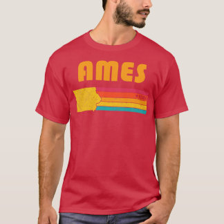 T-shirt Ames Iowa Vintage Souvenir dénudé