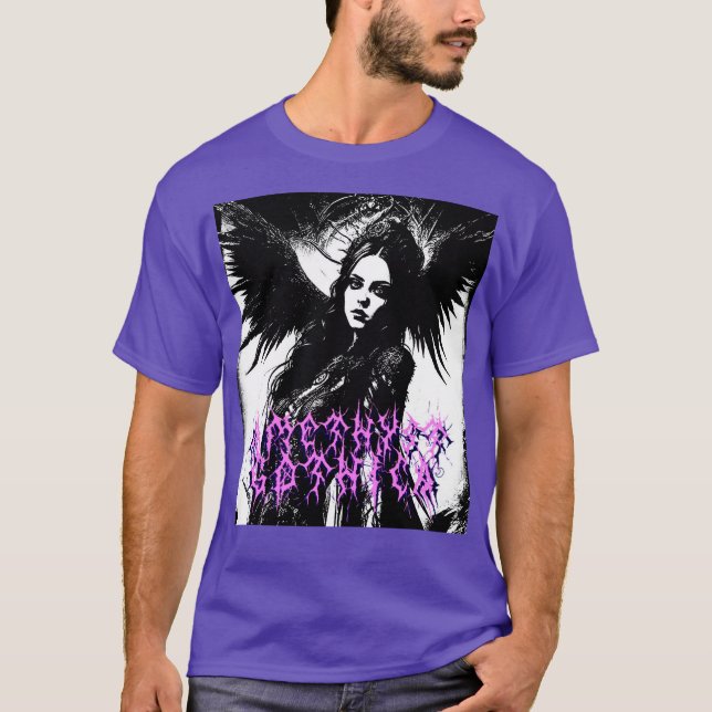 T-shirt Amethyst Gothica Dark Angel Tee (Devant)