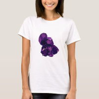 T-shirt Amethyst Purple Stone Art Basic