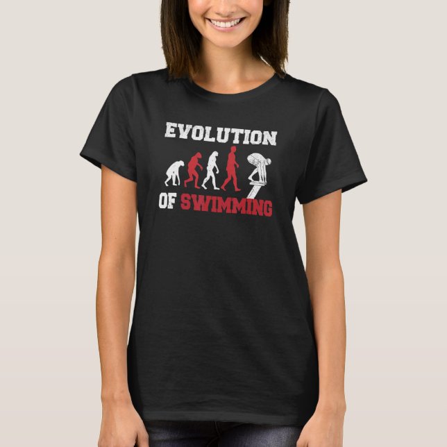 T-shirt Ameublement de natation Evolution pour les nageurs (Devant)