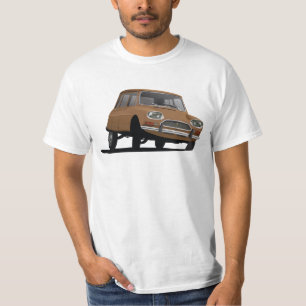 T-shirt Ami 8, illustration de Citroën, brune vers la