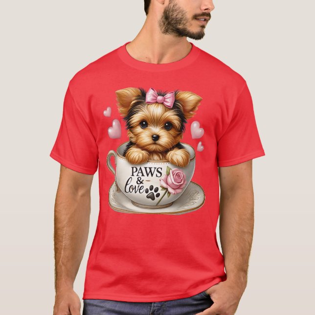T-shirt ami à pattes et amour (Devant)