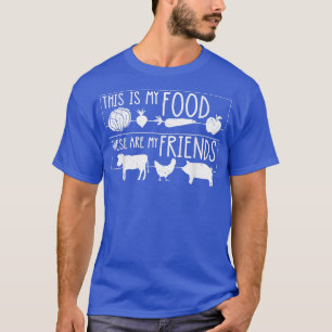T-shirt Ami amusant Vegan ou végétarien amis aux animaux D