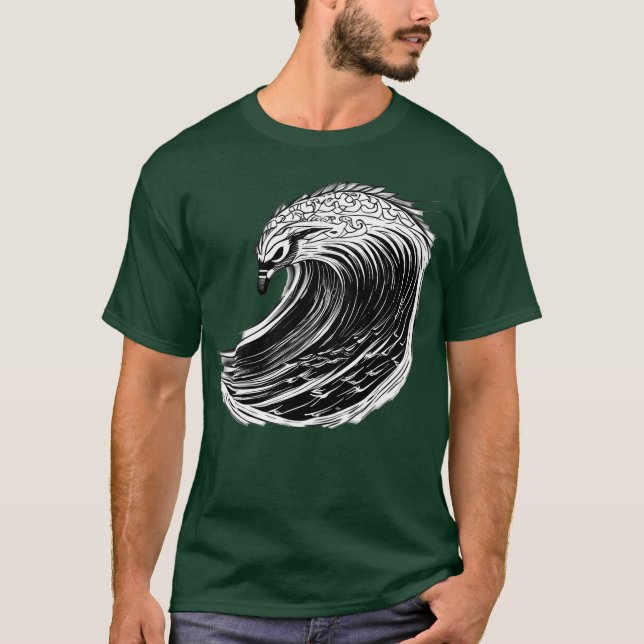 T-shirt ami Bird Wave (Devant)