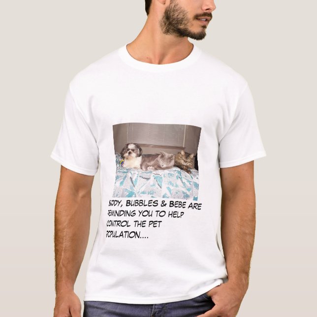 T-shirt Ami, bulles et Bebe (Devant)