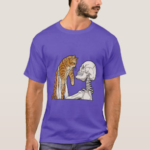 T-shirt ami chat orange