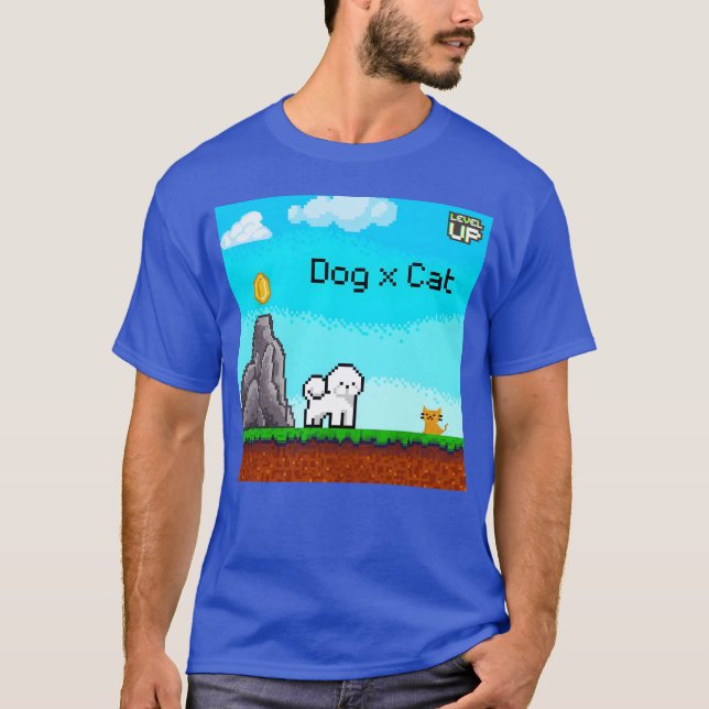 T-shirt Ami chien chat (Devant)