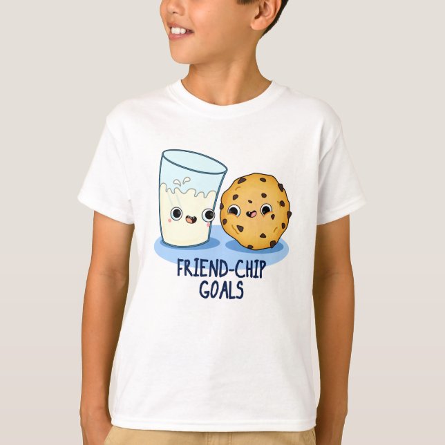 T-shirt Ami-Chip Buts Amusants Alimentation Chip Pun (Devant)