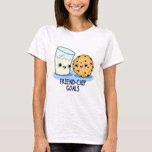 T-shirt Ami-Chip Buts Drôle Lait Cookies Pun
