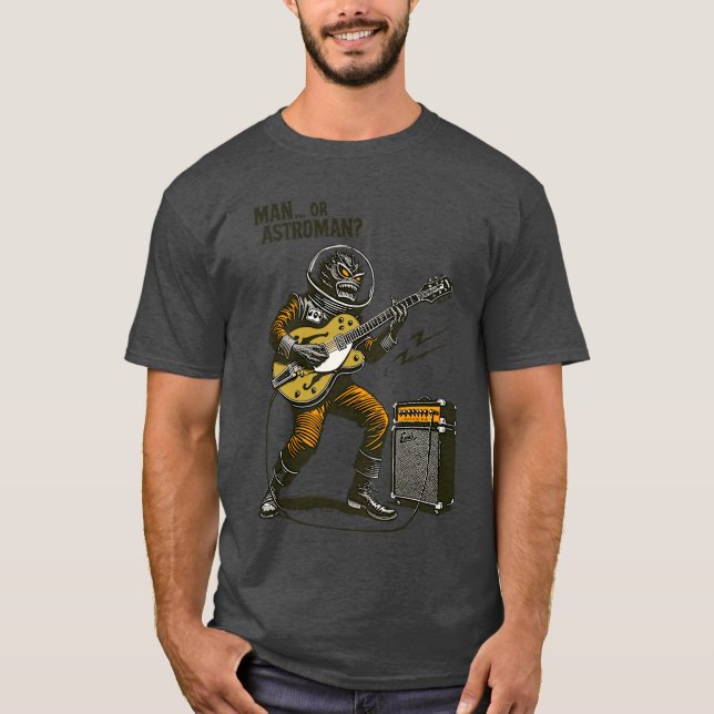 T-shirt ami commandant de l'espace alien Man or Astroman (Devant)
