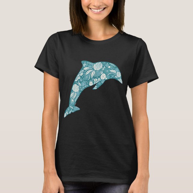 T-shirt Ami dauphin floral (Devant)