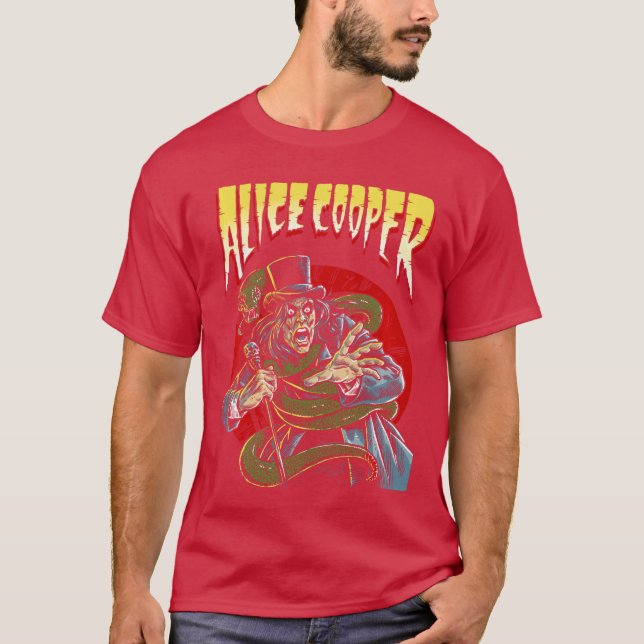 T-shirt ami de bande dessinée d'Alice Cooper (Devant)