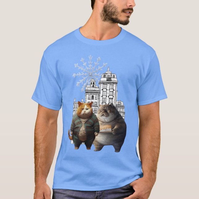 T-shirt ami de chat (Devant)