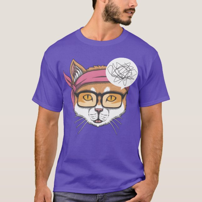 T-shirt Ami de chat surpensant (Devant)
