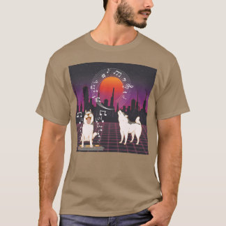 T-shirt Ami de Huskies musicaux