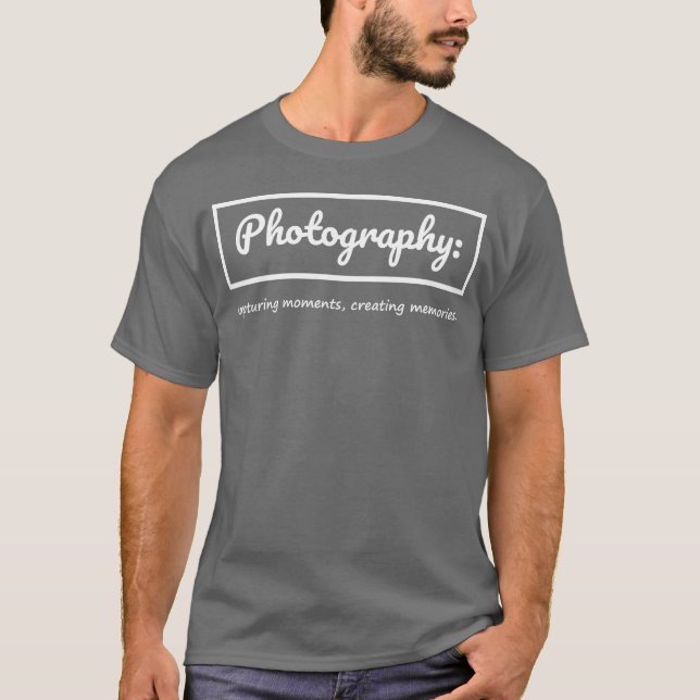 T-shirt ami de la photographie (Devant)