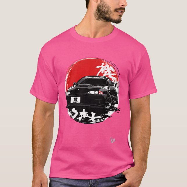 T-shirt ami de la voiture JDM japonaise des années 90 (Devant)