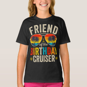 T-shirt Ami de l'Anniversaire Cruiser Vacation Girl