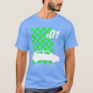 T-shirt ami de l'équipe de course de ville automobile