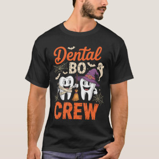 T-shirt ami de l'équipe de fantômes dentaires d'Halloween