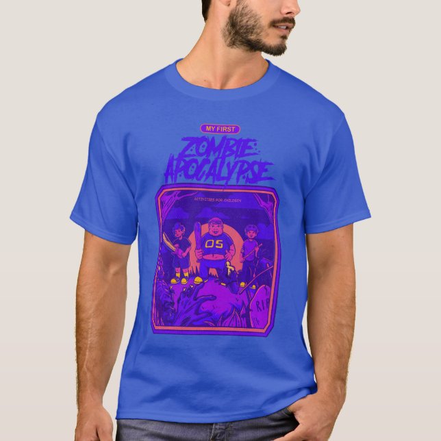 T-shirt Ami de l'horreur d'Halloween zombie (Devant)