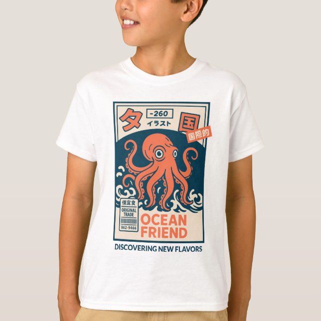 T-shirt Ami de l'océan (Devant)