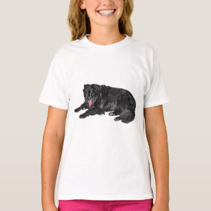 T-shirt Ami de rue calme avec accent chaud