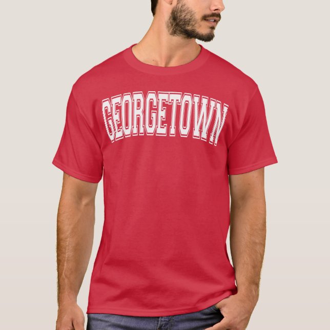 T-shirt Ami de style universitaire de Georgetowneas États- (Devant)