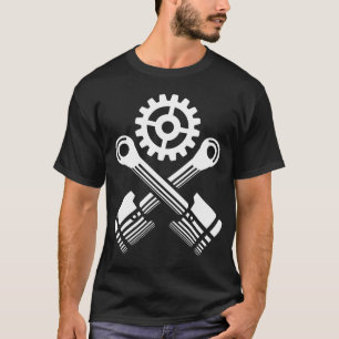 T-shirt Ami des pistons de moteur de mécanicien