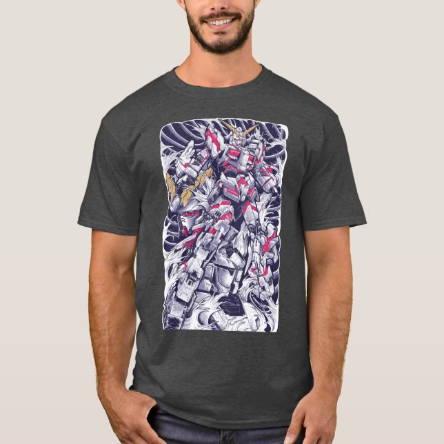 T-shirt Ami du Gundam Licorne (Devant)