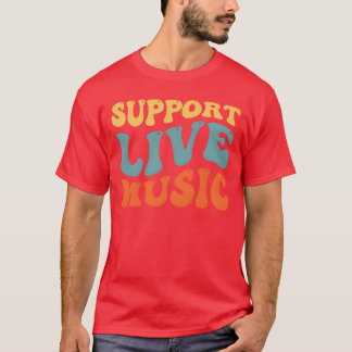 T-shirt ami du support Live Music