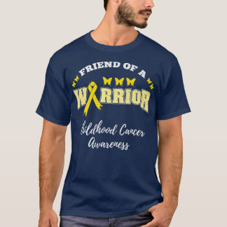 T-shirt Ami D'Un Guerrier Sensibilisation Au Cancer Chez L