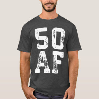 T-shirt ami(e) 50 AF Hommes Femmes 50e anniversaire