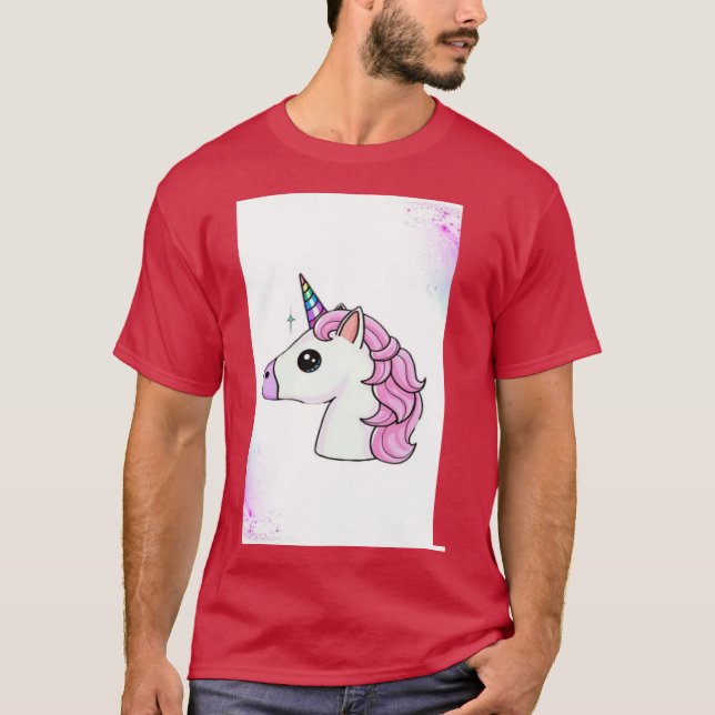 T-shirt Ami emoji licorne (Devant)