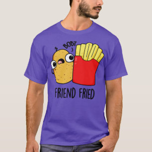 T-shirt Ami Friend Funny Fries Français Pun 1