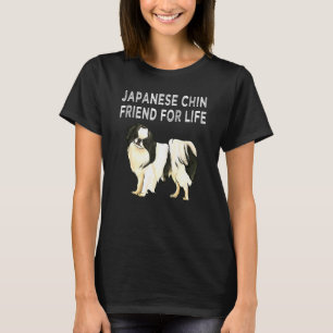 T-shirt Ami japonais Chin pour la vie Amitié canine