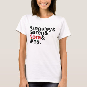 T-shirt Ami Kingsley, Soren, Nora, Wes de livre
