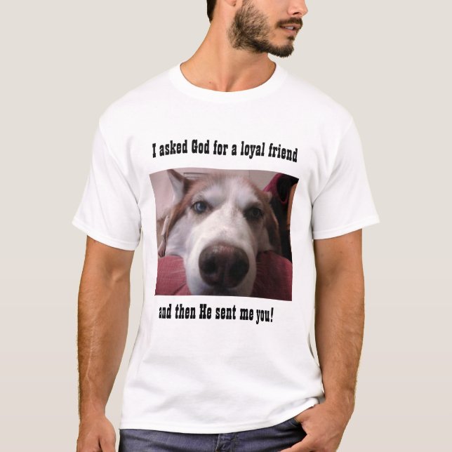 T-shirt Ami loyal Huskie (Devant)