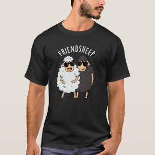 T-shirt Ami-mouton Drôle Mouton Pun Mouton Sombre BG