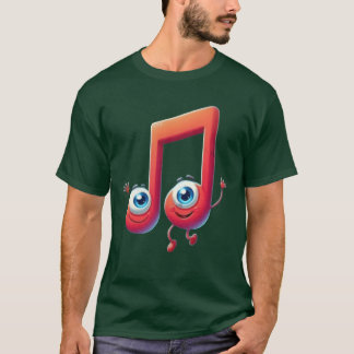 T-shirt Ami note de musique animée