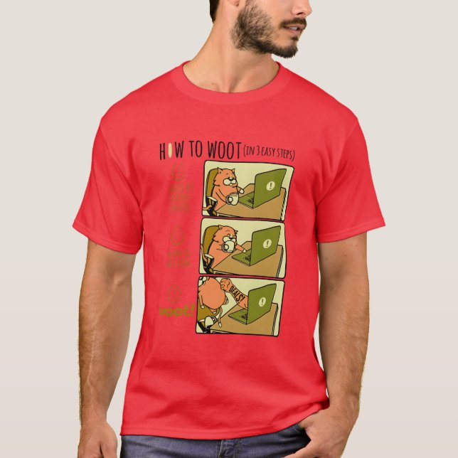 T-shirt ami pc chat intelligent (Devant)