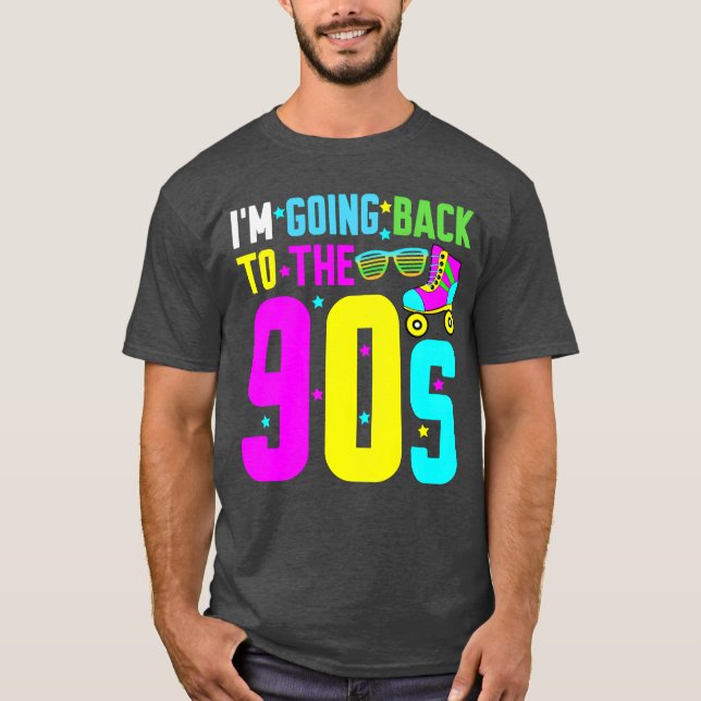 T-shirt Ami rétro Disco 1990 années 90 (Devant)