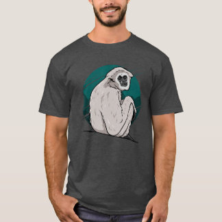 T-shirt ami singe gibbon drôle