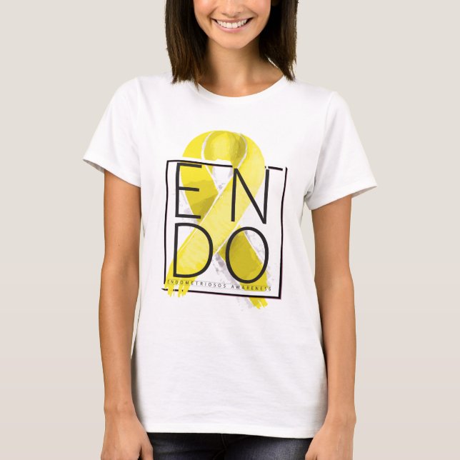 T-shirt ami Slouchy Sensibilisation À L'Endometrio (Devant)
