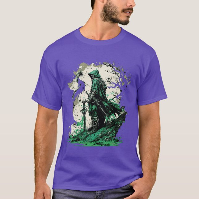 T-shirt ami sorcier vert (Devant)