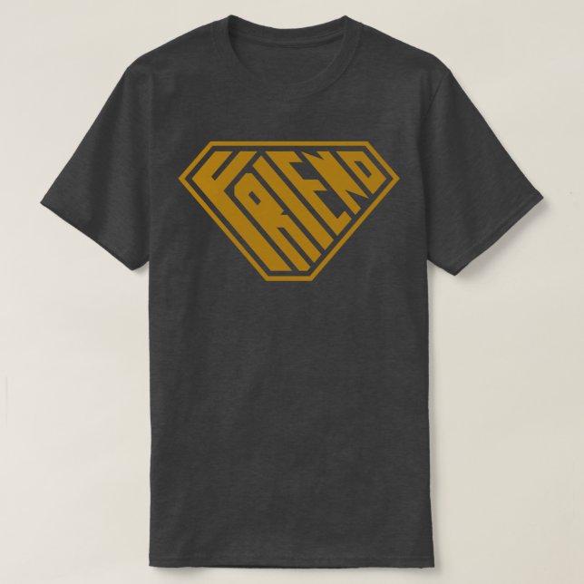 T-shirt Ami SuperEmpowered Gold (Design devant)